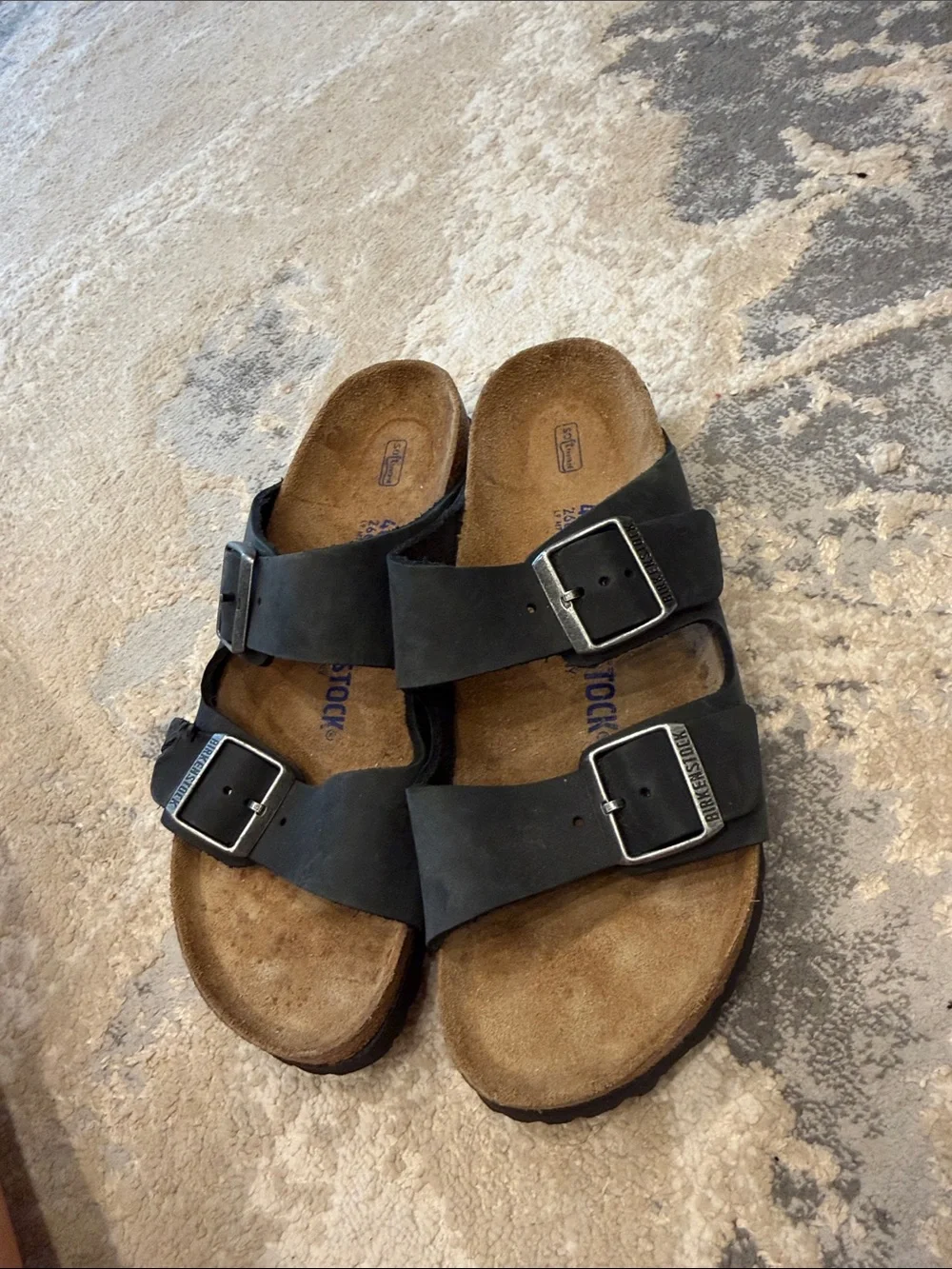 Arizona Soft Footbed Slide Sandal Birkenstock Women’s Sz 9 Men’s Sz 7